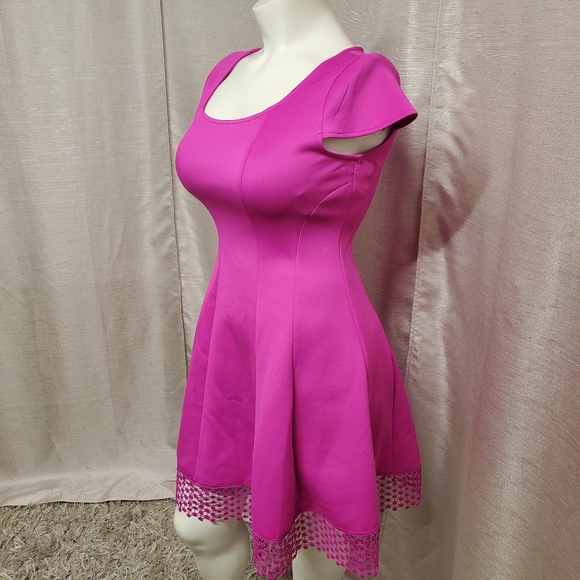 Fuchsia Swing Dress - Picture 2 of 5